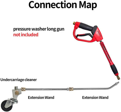 Luxora 4000 PSI Under Car Pressure Washer for Multi-Purpose Cleaning