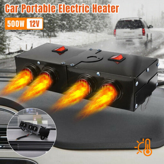 Royaleva 500W Electric Car Heater Compact Quick Heating
