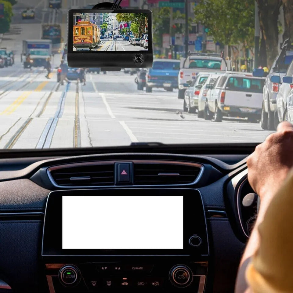 Luxora 4" Touch Screen Front and Rear Dash Cam HD