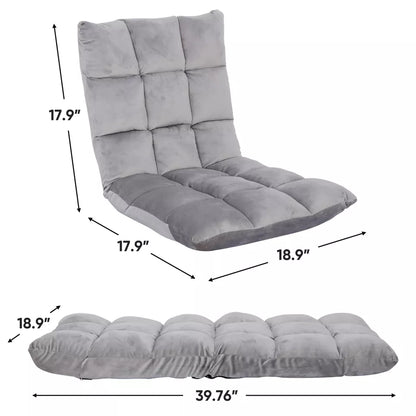 Luxora 14-Position Adjustable Cushioned Floor Chair