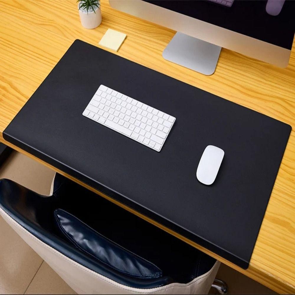 Lumora Non Slip PU Leather Desk Pad with Wrist and Elbow Support for Office, Gaming