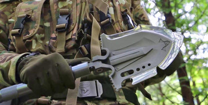 RoyaleGlow Indestructible Multi Function Survival Shovel