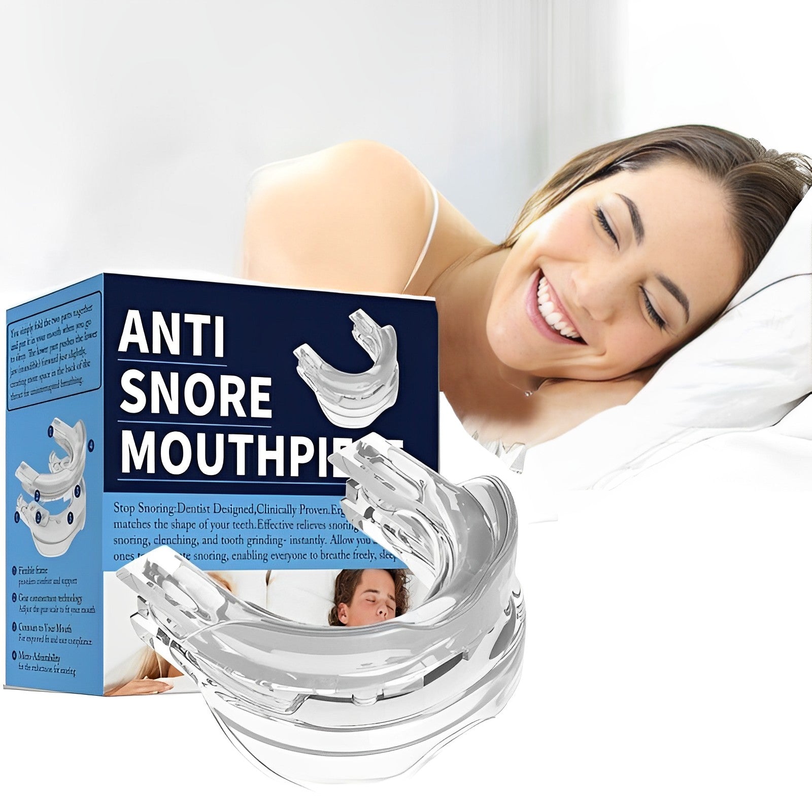 LuxRoyale Anti Snoring Sleep Apnea Mouthpiece Guard