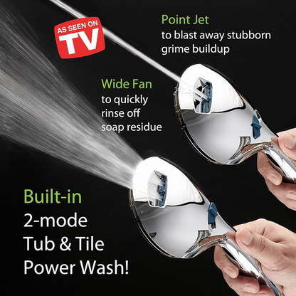 Luxora Adjustable Pressure Handheld Shower Head With A Hose