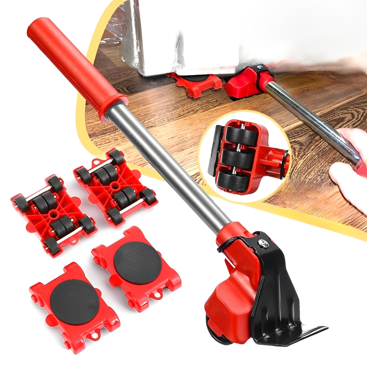 Royaleva Furniture Rollers And Lifters For Moving Easy Glide