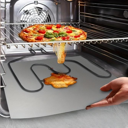 Luxora 2pcs High Temperature Resistant PTFE Grill Mats Reusable Non-Stick Set