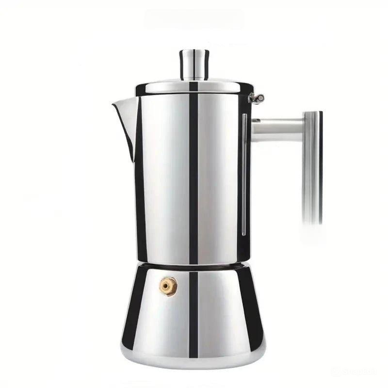 Luxora Moka Pot - Stainless Steel Design Stovetop Espresso Maker