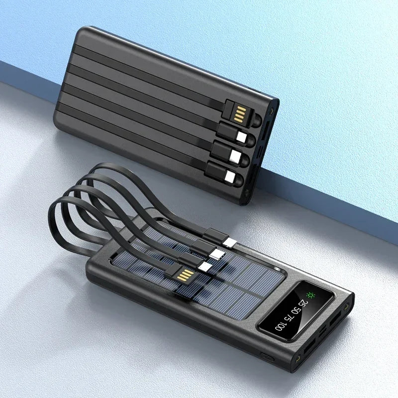 RoyaleGlow Solar Power Bank 20000mah for All Devices