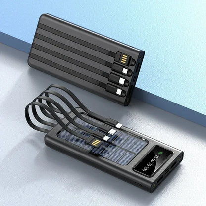 RoyaleGlow Solar Power Bank 20000mah for All Devices
