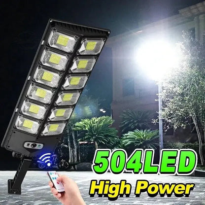 Royallure 250W Solar Street Light – Motion Sensor, IP66, All-in-One Outdoor Lighting