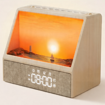 Royelux Sunrise Alarm Clock with Nature Sounds, Wake Up Light & Sleep Aid