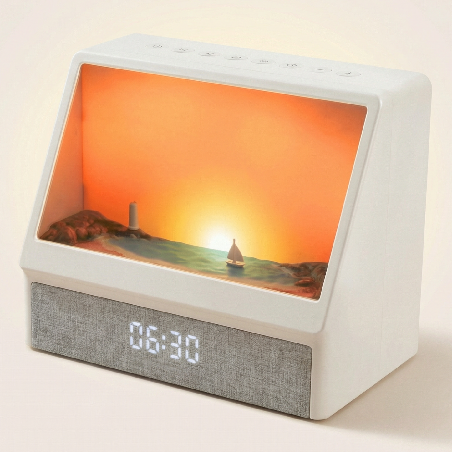 Royelux Sunrise Alarm Clock with Nature Sounds, Wake Up Light & Sleep Aid
