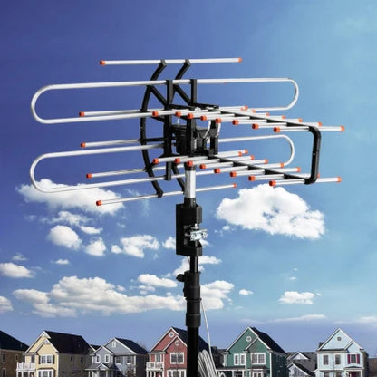 Luxora Outdoor Long Range 500+ Mile TV Antenna With UHF/VHF/FM Radio