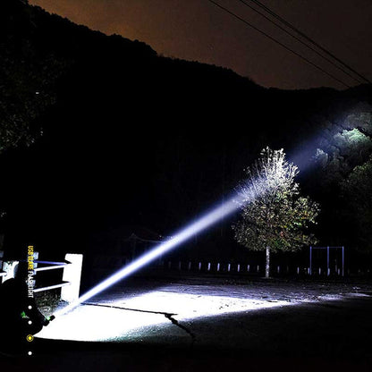 Royaleva USB Powerful Flashlight Torch with Telescopic Zoom