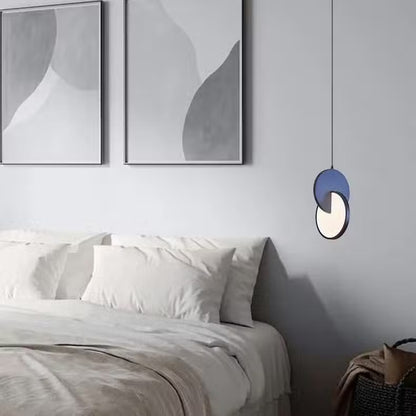 Royelux Nordic Aluminum Pendant Lamp With Interlocking Disc Design For Dining Room