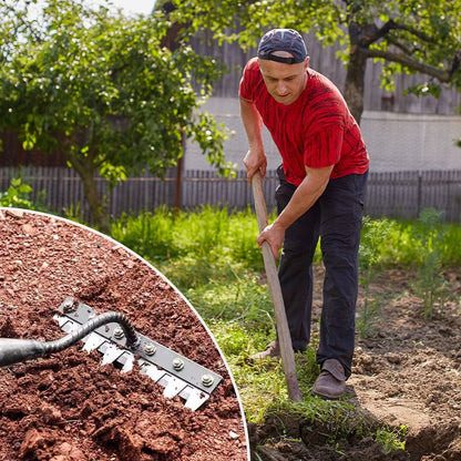 Luxora Versatile Handle Rakes For Lawn with Custom Heads