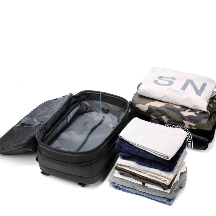 RoyaleGlow Airbak Compression Backpack - Built-in Vacuum System