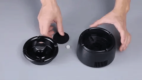 Luxora Electric Smokeless Ashtray with Air Purifier Feature