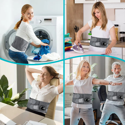 RoyaleGlow Heating Pad And Lower Back Massager 5000mAh