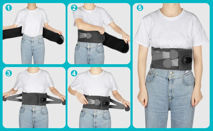 RoyaleGlow Heating Pad And Lower Back Massager 5000mAh