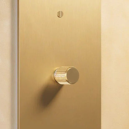 LuxRoyale Solid Brass Rotary Dimmer Switch with Knob Control for LED & Halogen