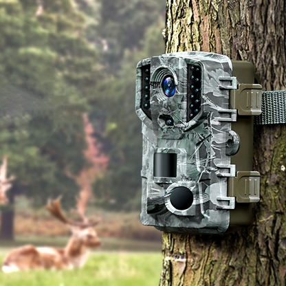 Wireless HD Trail Camera – 1080P Night Vision Wildlife Game Camera with Motion Detection & Waterproof Design