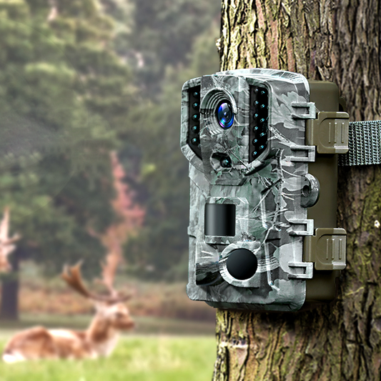 Wireless HD Trail Camera – 1080P Night Vision Wildlife Game Camera with Motion Detection & Waterproof Design