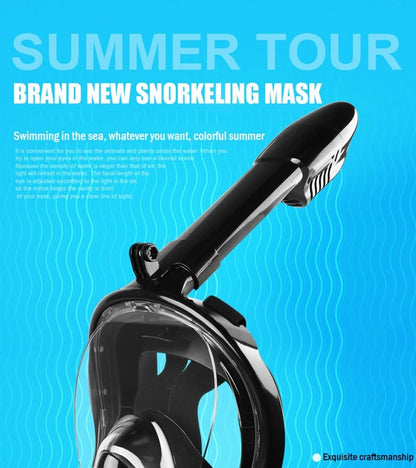 RoyaleGlow Full Face Anti Fog Underwater Scuba Diving Mask