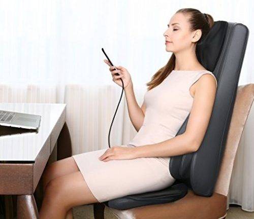 Royaleva Heated Massage Chair Pad with 7 Settings