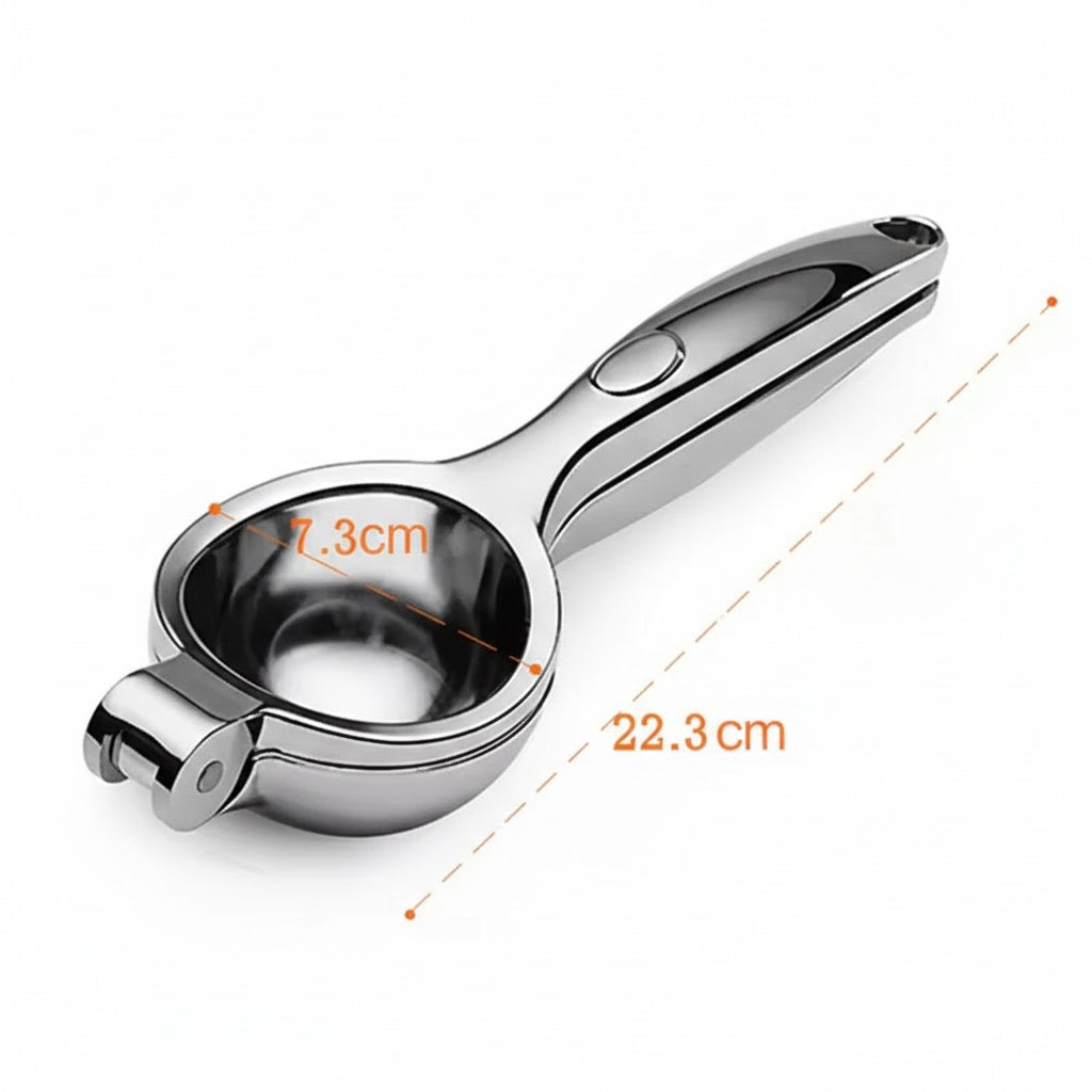 Luxora Manual Citrus Press Juicer For Oranges And Lemons, Stainless Steel