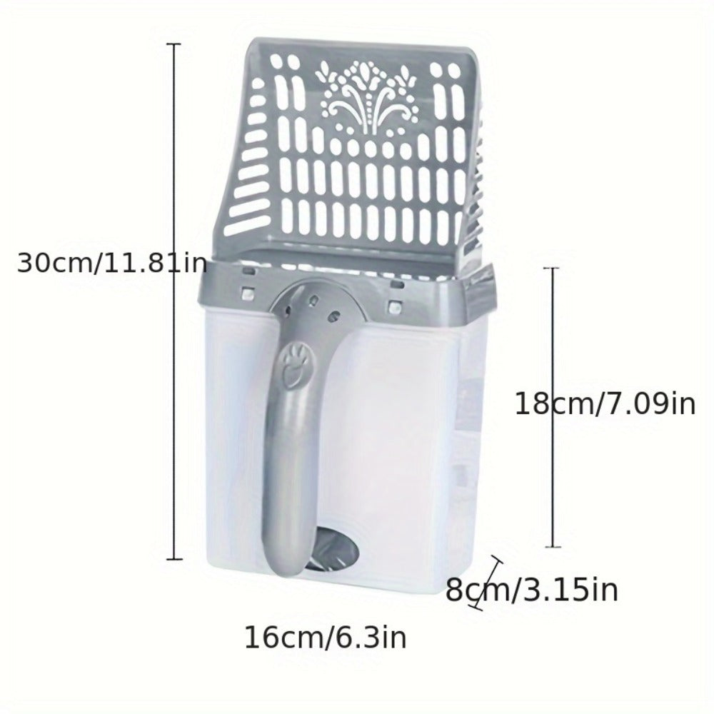 Royaleva Cat Litter Scoop with Ergonomic Design and Bags