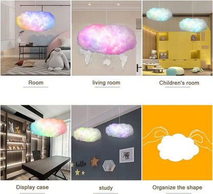 RoyaleGlow Thunder Cloud Lightning Lamp with Remote Control