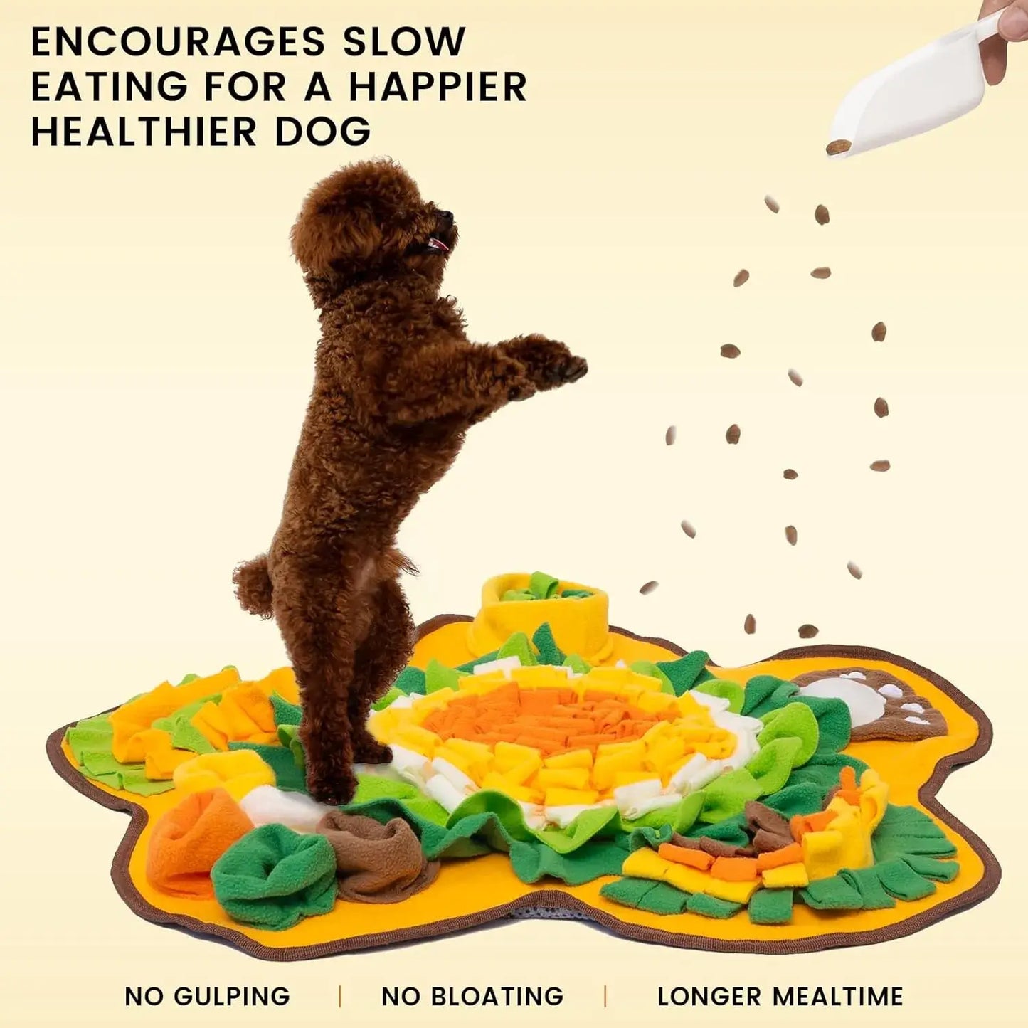 Royallure Snuffle Mat for Dogs Interactive Slow Feeder Enrichment Puzzle Toy