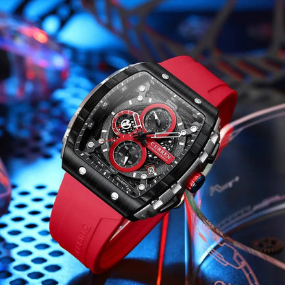 RoyaleGlow Apex Curren Chronograph Elegant Watch for Men