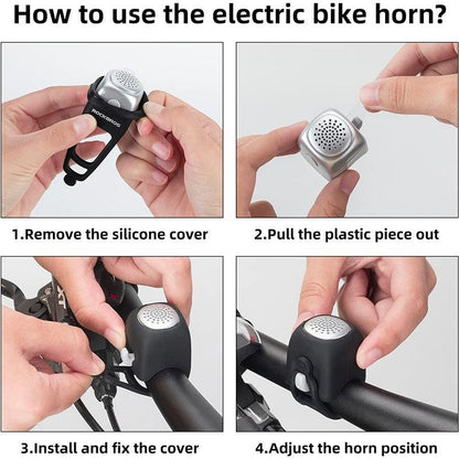 RoyaleGlow Strong Bike Horn Waterproof 110 dB Ringtones