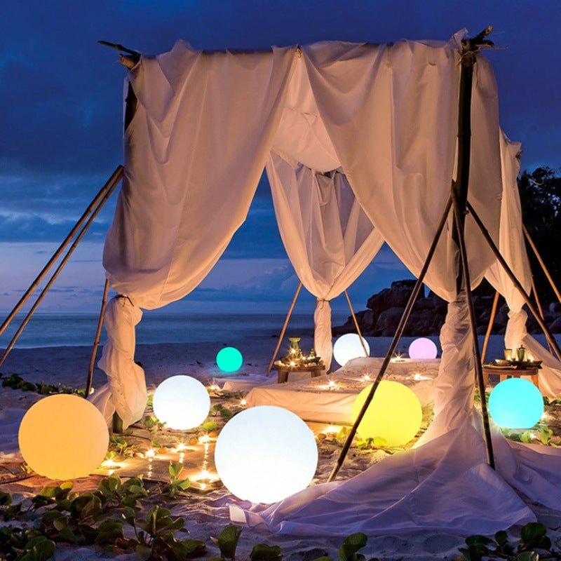 Outdoor Globe Light - Wireless, Weatherproof, 16 Colors LED Sphere light - XS