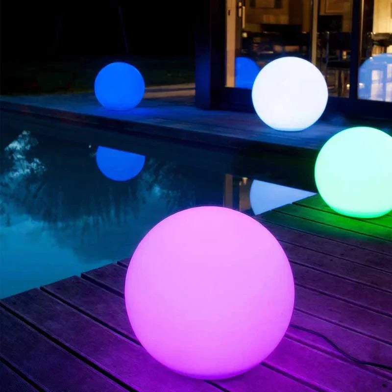 Outdoor Globe Light - Wireless, Weatherproof, 16 Colors LED Sphere light - XS