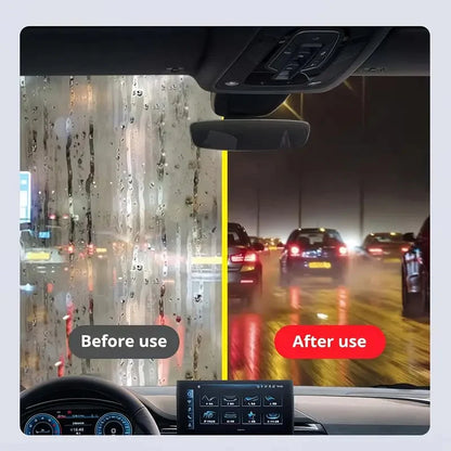Luxora 2-Set Car Glass Cleaner With Ergonomic Brush