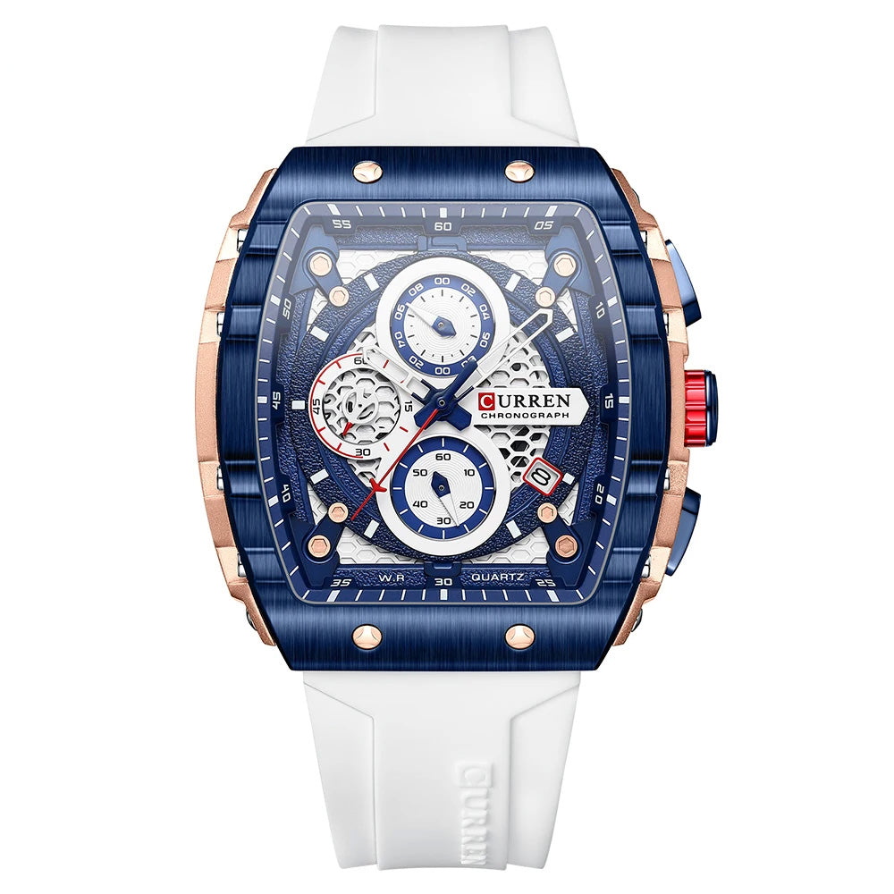 RoyaleGlow Apex Curren Chronograph Elegant Watch for Men