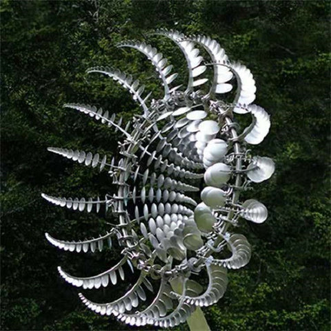 LuxRoyale New Anti-Rust Magical Metal Windmill Kinetic Spinners