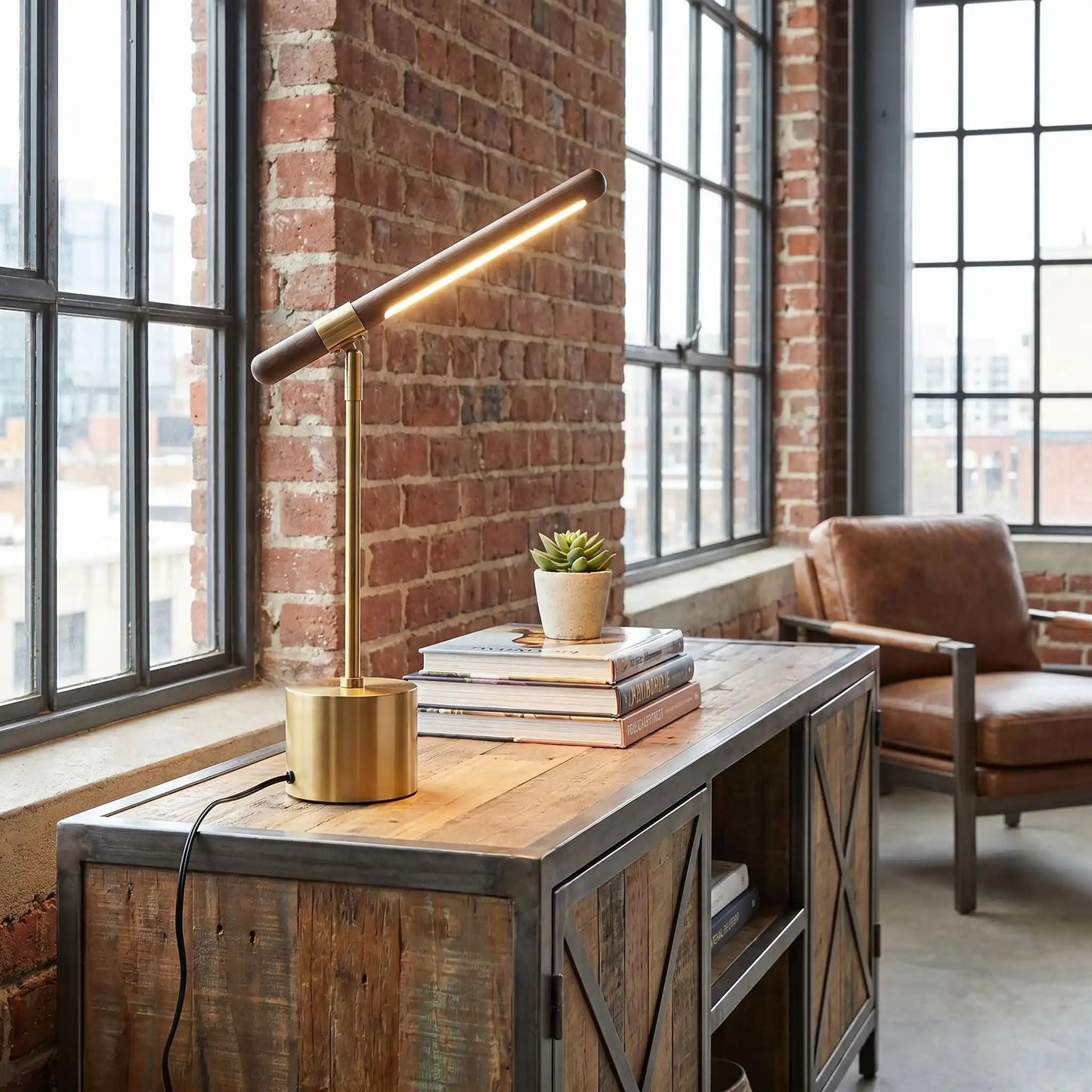 wooden table lamp | Wood Design LED 7