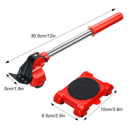 Royaleva Furniture Movers Set – Heavy-Duty Lifter & 360° Rollers for Easy Moving