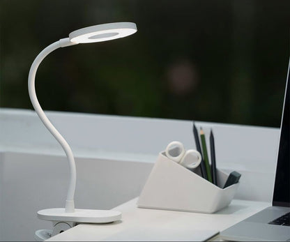 RoyaleGlow Wireless Table Clip Desk Lamp - Eye Care LED Light