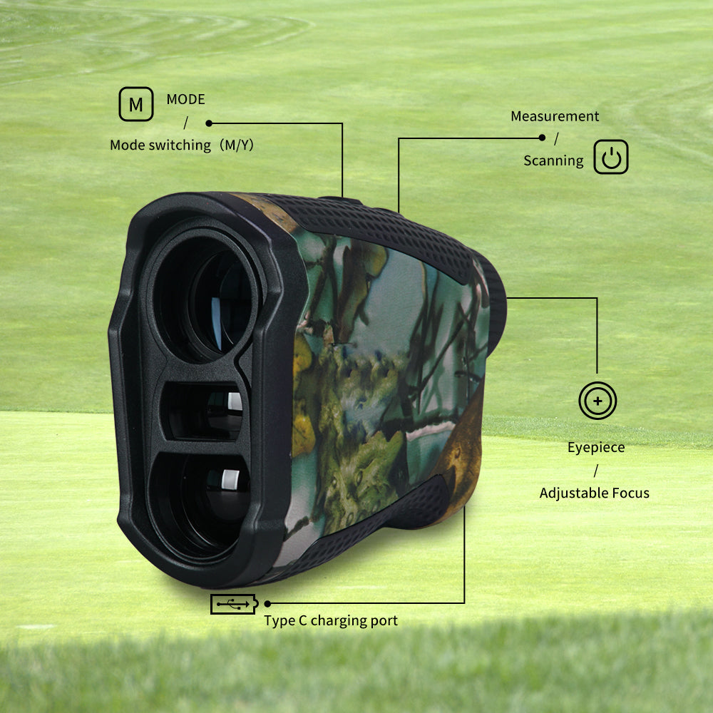 Luxora 3280 Feet Hunting Range Finder with 6.5X Magnification