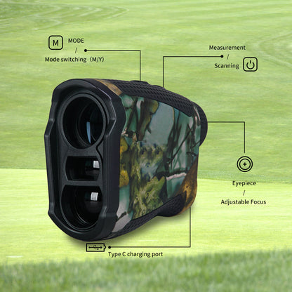 Luxora 3280 Feet Hunting Range Finder with 6.5X Magnification